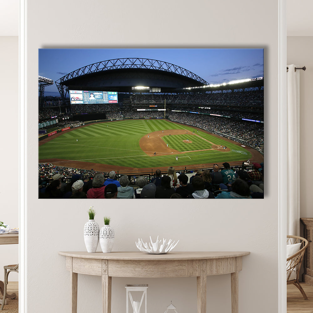 T Mobile Park Stadium, Stadium Canvas, Sport Art, Gift for him, Man Cave Decor, Art Print, Canvas Print Wall Art