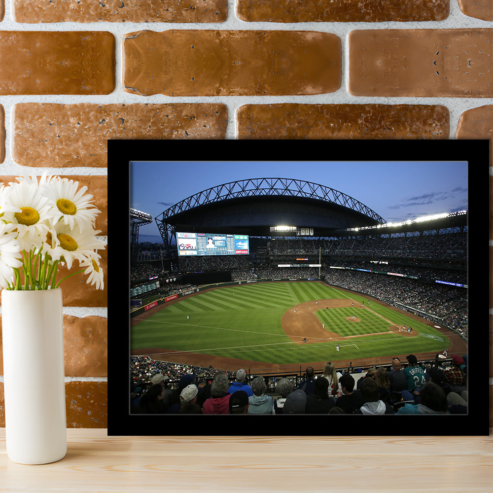 T Mobile Park Stadium, Stadium Canvas, Sport Art, Gift for him, Framed Art Print Wall Decor, Picture Framed