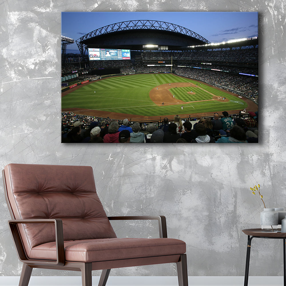 T Mobile Park Stadium, Stadium Canvas, Sport Art, Gift for him, Man Cave Decor, Art Print, Canvas Print Wall Art