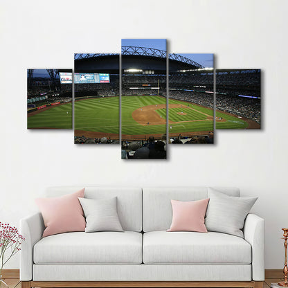 T Mobile Park Stadium, Stadium Canvas, Sport Art, Gift for him, 5 Panel, Large Canvas, Canvas Print Wall Art