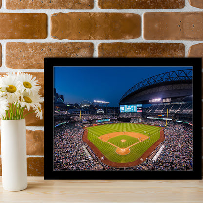 T mobile Park in Seattle, Stadium Canvas, Sport Art, Gift for him, Framed Art Print Wall Decor, Picture Framed