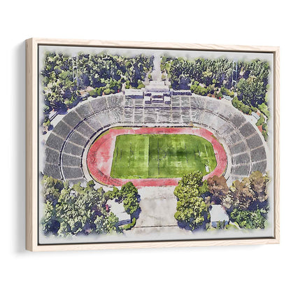 Taça de Portugal, Estádio Nacional Painting Stadium Watercolor, Sport Gift Art, Framed Canvas Print Wall Art