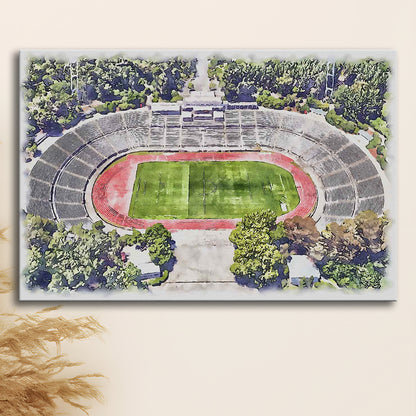Taça de Portugal, Estádio Nacional Painting Stadium Watercolor, Sport Art, Gifts for him, Canvas Print Wall Art