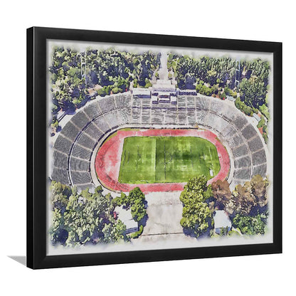 Taça de Portugal, Estádio Nacional Painting Stadium Watercolor, Sport Gift Art, Framed Art Print Wall Decor