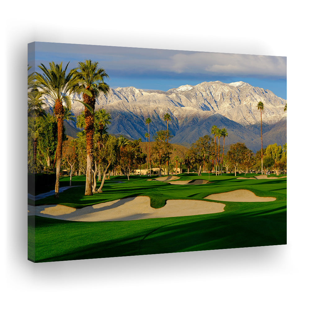 Tamarisk Country Club Hole 17, Rancho Mirage, California, Golf Art Print,Gifts Golf Lover