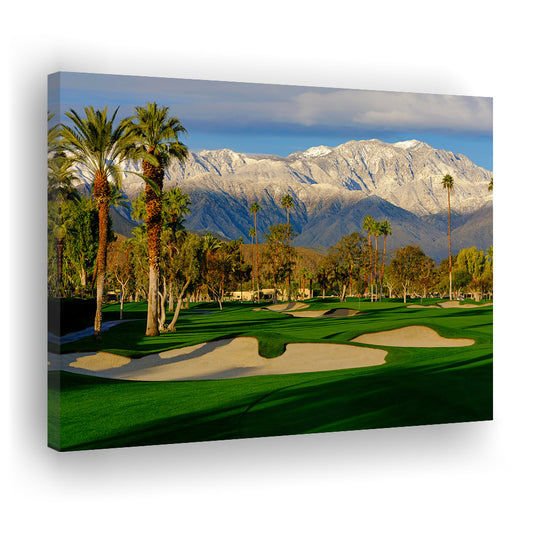 Tamarisk Country Club Hole 17, Rancho Mirage, California, Golf Art Print,Gifts Golf Lover