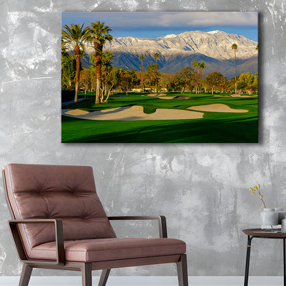 Tamarisk Country Club Hole 17, Rancho Mirage, California, Golf Art Print,Gifts Golf Lover
