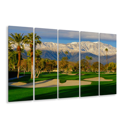 Tamarisk Country Club Hole 17, Rancho Mirage, California, Golf Art Print, Extra Large Canvas Print Wall Art