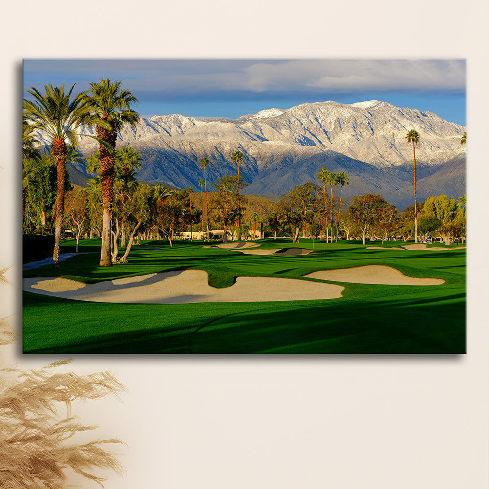 Tamarisk Country Club Hole 17, Rancho Mirage, California, Golf Art Print,Gifts Golf Lover