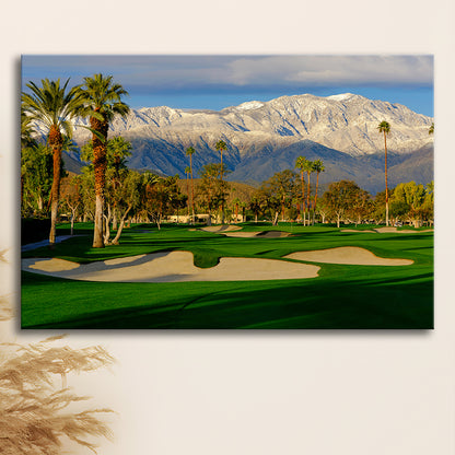 Tamarisk Country Club Hole 17, Rancho Mirage, California, Golf Art Print,Gifts Golf Lover
