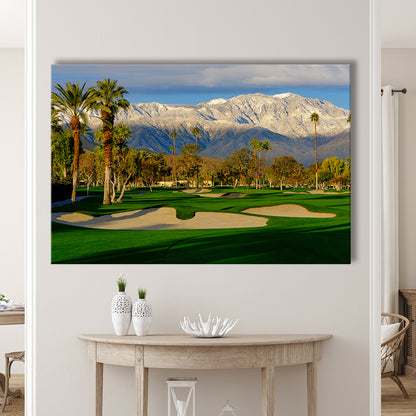 Tamarisk Country Club Hole 17, Rancho Mirage, California, Golf Art Print,Gifts Golf Lover
