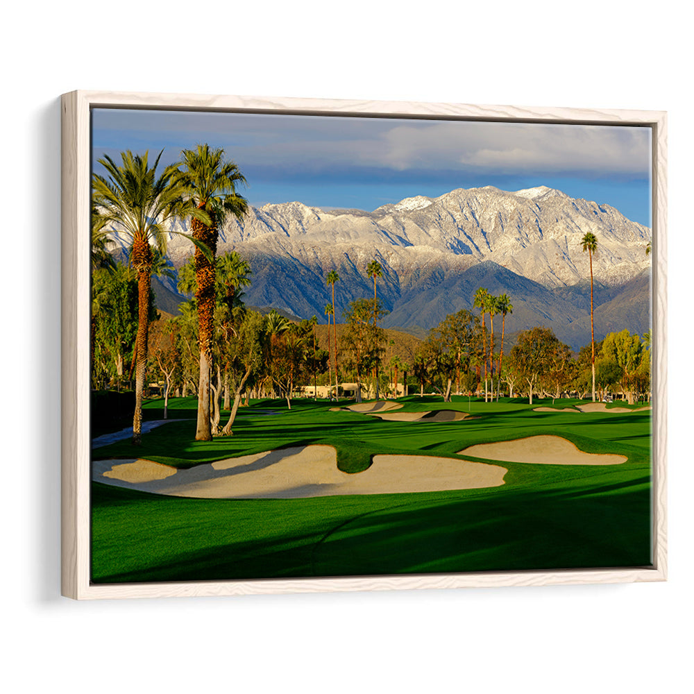Tamarisk Country Club Hole 17, Rancho Mirage, California, Floating Framed Canvas Print Wall Art