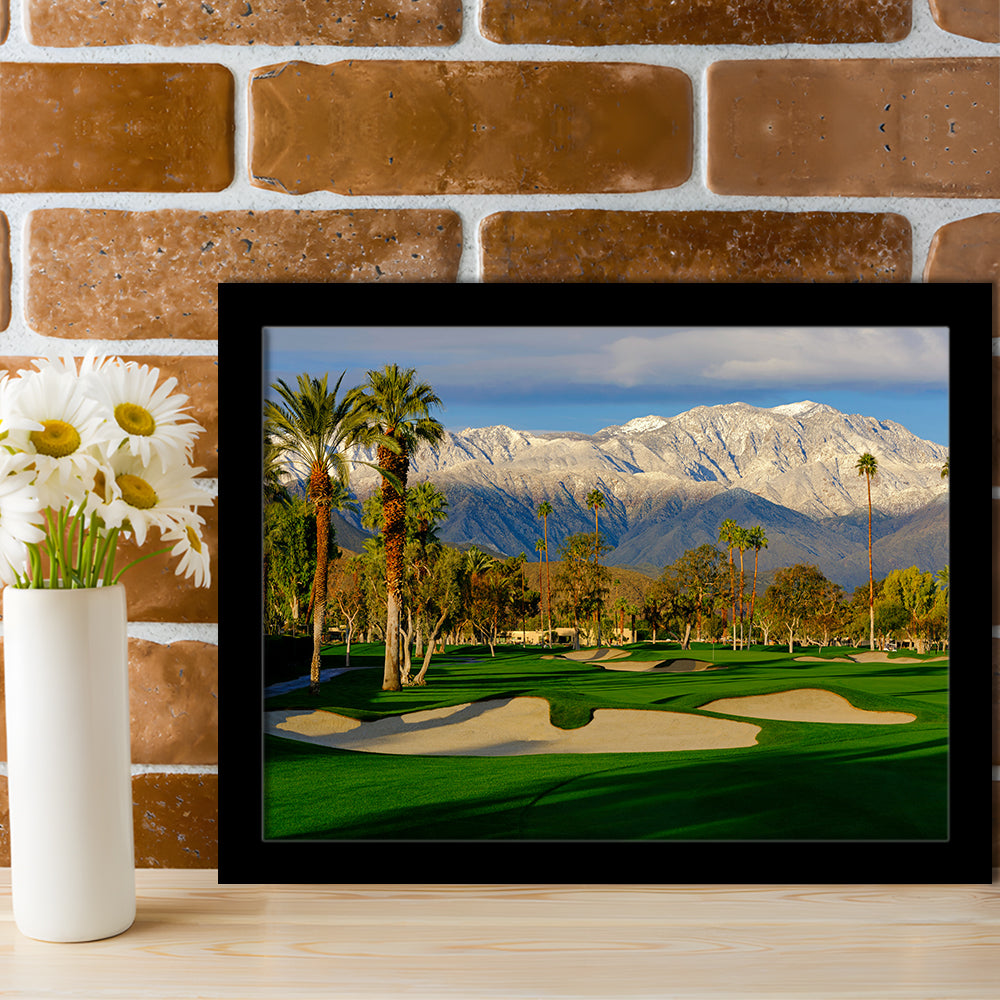 Tamarisk Country Club Hole 17, Rancho Mirage, California, Framed Art Print Wall Decor, Picture Framed