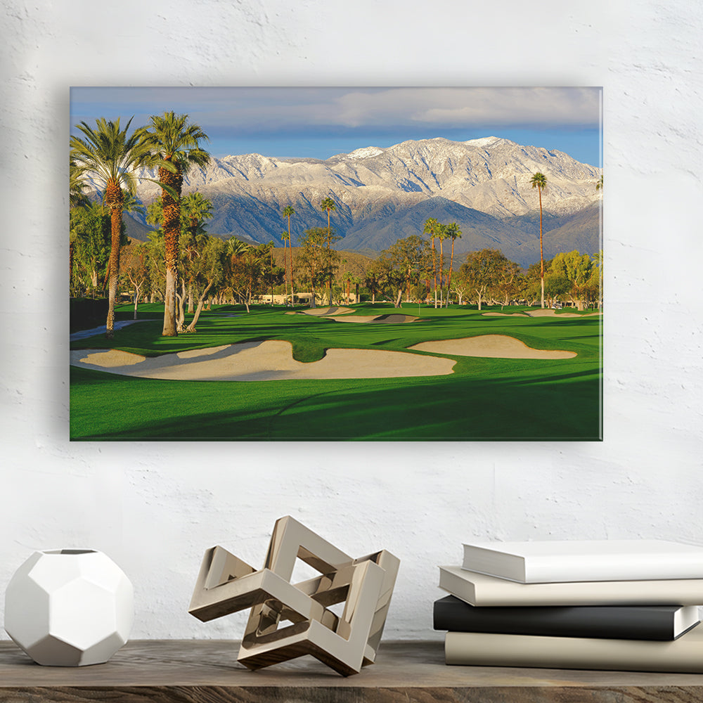 Tamarisk Country Club Hole 17, Rancho Mirage, California, Golf Art Print,Gifts Golf Lover
