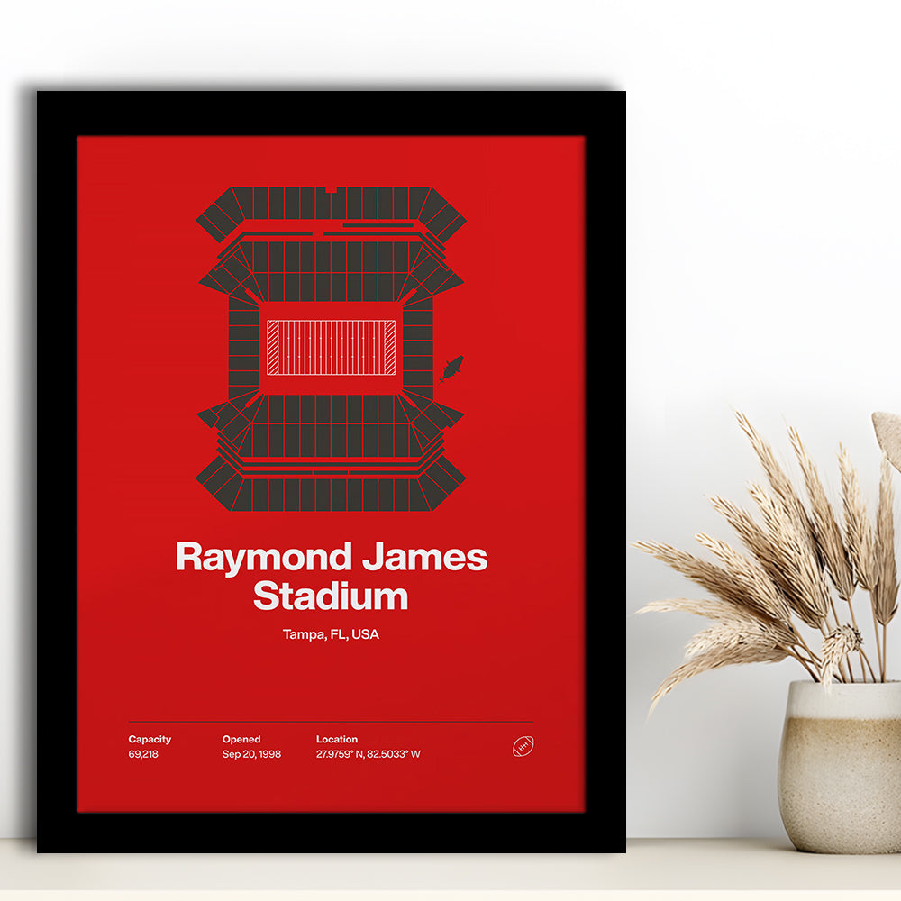 Tampa Bay Buccaneers Stadium Print, Raymond Stadium Print V1, Gifts for him, Sport Art, Framed Art Print Wall Decor