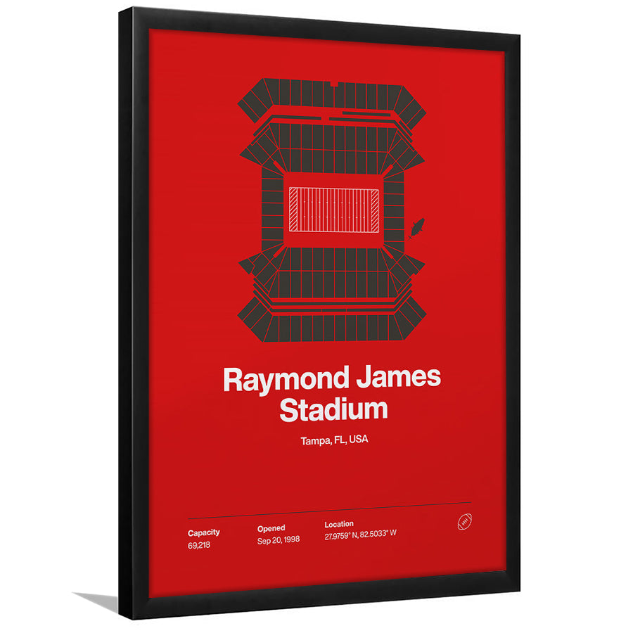 Tampa Bay Buccaneers Stadium Print, Raymond Stadium Print V1, Gifts for him, Sport Art, Framed Art Print Wall Decor