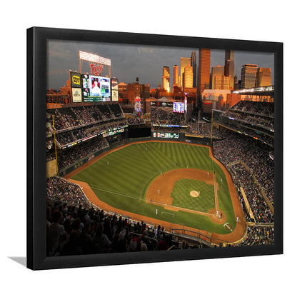 Target Field Minnesota, Stadium Canvas, Sport Art, Gift for him, Framed Art Print Wall Decor, Picture Framed