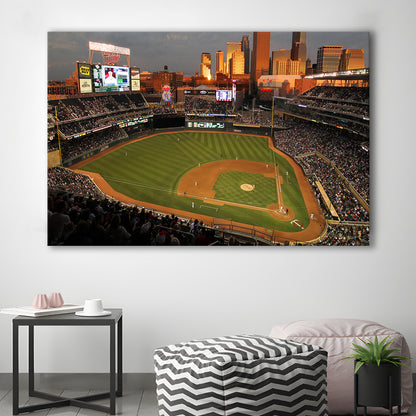 Target Field Minnesota, Stadium Canvas, Sport Art, Gift for him, Man Cave Decor, Art Print, Canvas Print Wall Art