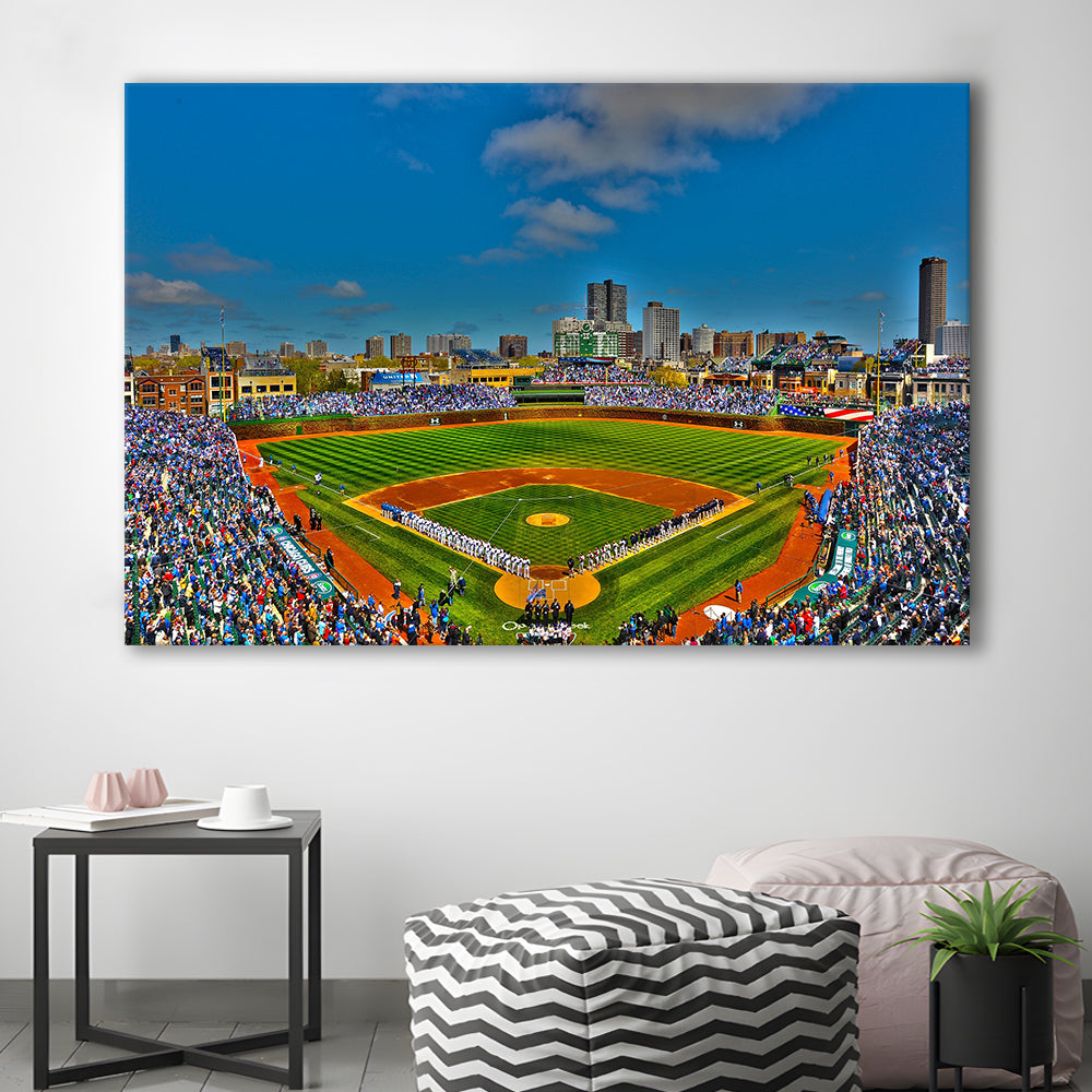 Target Field in Minnesota, Stadium Canvas, Sport Art, Gift for him, Man Cave Decor, Art Print, Canvas Print Wall Art