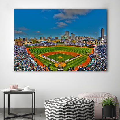 Target Field in Minnesota, Stadium Canvas, Sport Art, Gift for him, Man Cave Decor, Art Print, Canvas Print Wall Art