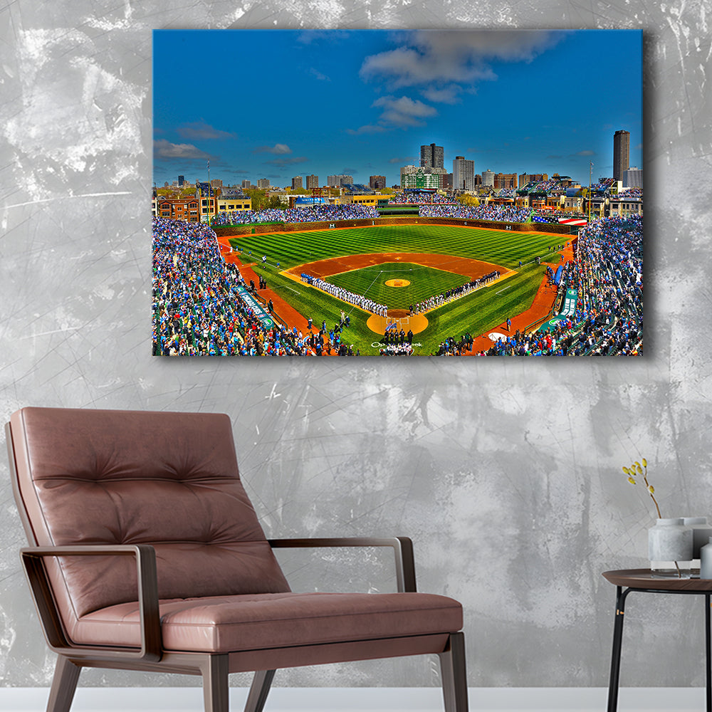Target Field in Minnesota, Stadium Canvas, Sport Art, Gift for him, Man Cave Decor, Art Print, Canvas Print Wall Art