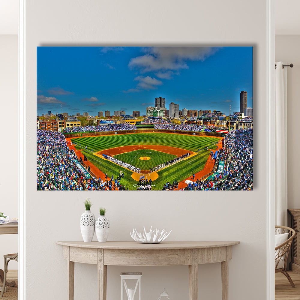 Target Field in Minnesota, Stadium Canvas, Sport Art, Gift for him, Man Cave Decor, Art Print, Canvas Print Wall Art