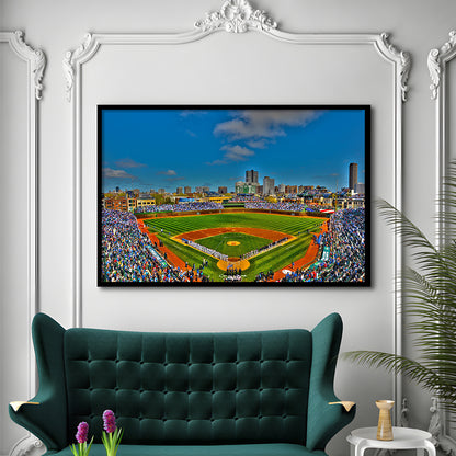 Target Field in Minnesota, Stadium Canvas, Sport Art, Gift for him, Framed Art Print Wall Decor, Picture Framed
