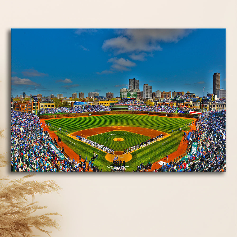 Target Field in Minnesota, Stadium Canvas, Sport Art, Gift for him, Man Cave Decor, Art Print, Canvas Print Wall Art
