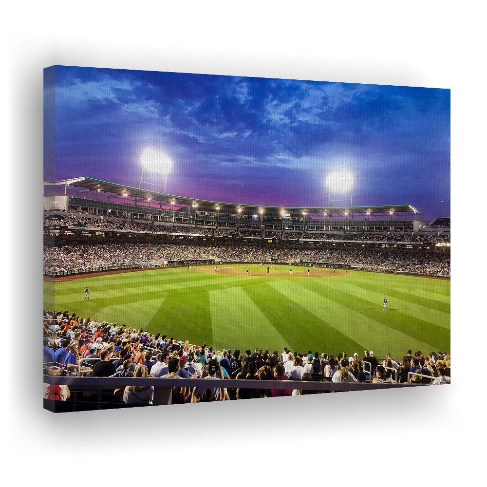 Td Ameritrade Park Omaha, Stadium Canvas, Sport Art, Gift for him, Man Cave Decor, Art Print, Canvas Print Wall Art