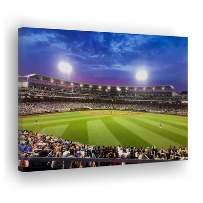 Td Ameritrade Park Omaha, Stadium Canvas, Sport Art, Gift for him, Man Cave Decor, Art Print, Canvas Print Wall Art