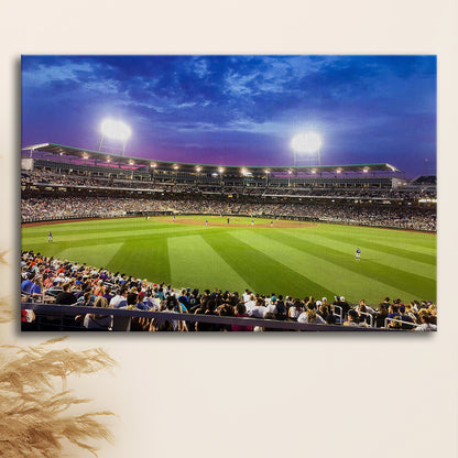 Td Ameritrade Park Omaha, Stadium Canvas, Sport Art, Gift for him, Man Cave Decor, Art Print, Canvas Print Wall Art