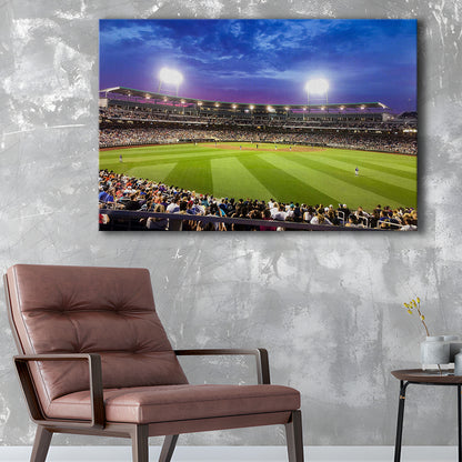 Td Ameritrade Park Omaha, Stadium Canvas, Sport Art, Gift for him, Man Cave Decor, Art Print, Canvas Print Wall Art