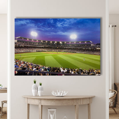 Td Ameritrade Park Omaha, Stadium Canvas, Sport Art, Gift for him, Man Cave Decor, Art Print, Canvas Print Wall Art