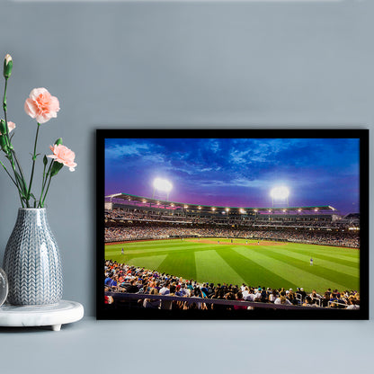 Td Ameritrade Park Omaha, Stadium Canvas, Sport Art, Gift for him, Framed Art Print Wall Decor, Picture Framed