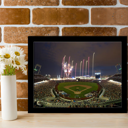 Td Ameritrade Park in Omaha, Stadium Canvas, Sport Art, Gift for him, Framed Art Print Wall Decor, Picture Framed