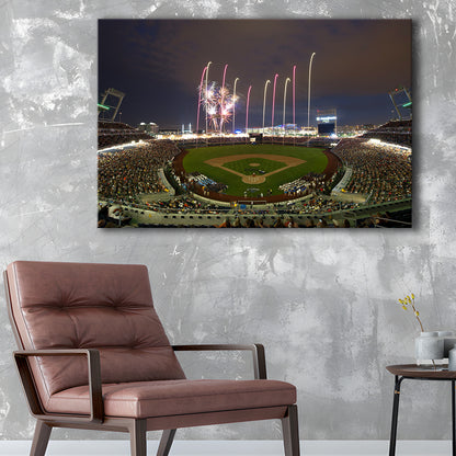 Td Ameritrade Park in Omaha, Stadium Canvas, Sport Art, Gift for him, Man Cave Decor, Art Print, Canvas Print Wall Art