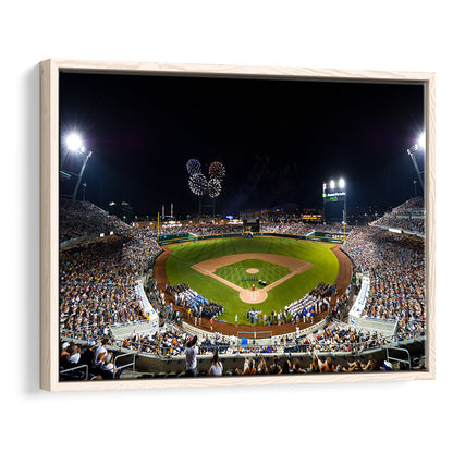Td Ameritrade Stadium, Stadium Canvas, Sport Art, Framed Canvas Print Wall Art, Floating Frame