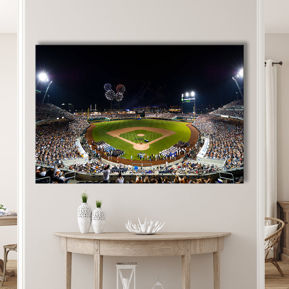 Td Ameritrade Stadium, Stadium Canvas, Sport Art, Gift for him, Man Cave Decor, Art Print, Canvas Print Wall Art