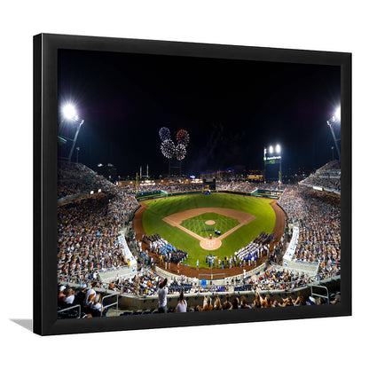 Td Ameritrade Stadium, Stadium Canvas, Sport Art, Gift for him, Framed Art Print Wall Decor, Picture Framed
