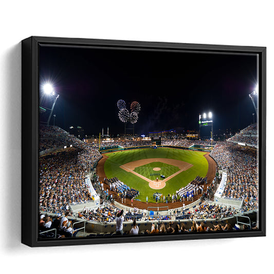 Td Ameritrade Stadium, Stadium Canvas, Sport Art, Framed Canvas Print Wall Art, Floating Frame