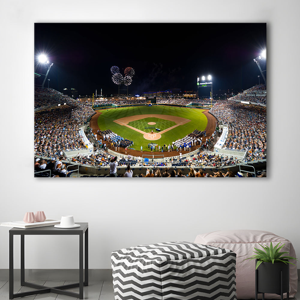Td Ameritrade Stadium, Stadium Canvas, Sport Art, Gift for him, Man Cave Decor, Art Print, Canvas Print Wall Art