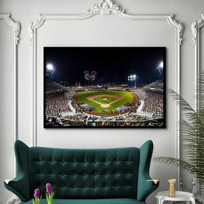 Td Ameritrade Stadium, Stadium Canvas, Sport Art, Gift for him, Framed Art Print Wall Decor, Picture Framed