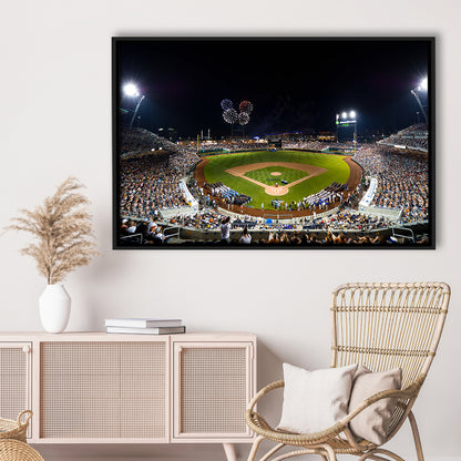 Td Ameritrade Stadium, Stadium Canvas, Sport Art, Framed Canvas Print Wall Art, Floating Frame