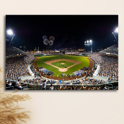 Td Ameritrade Stadium, Stadium Canvas, Sport Art, Gift for him, Man Cave Decor, Art Print, Canvas Print Wall Art