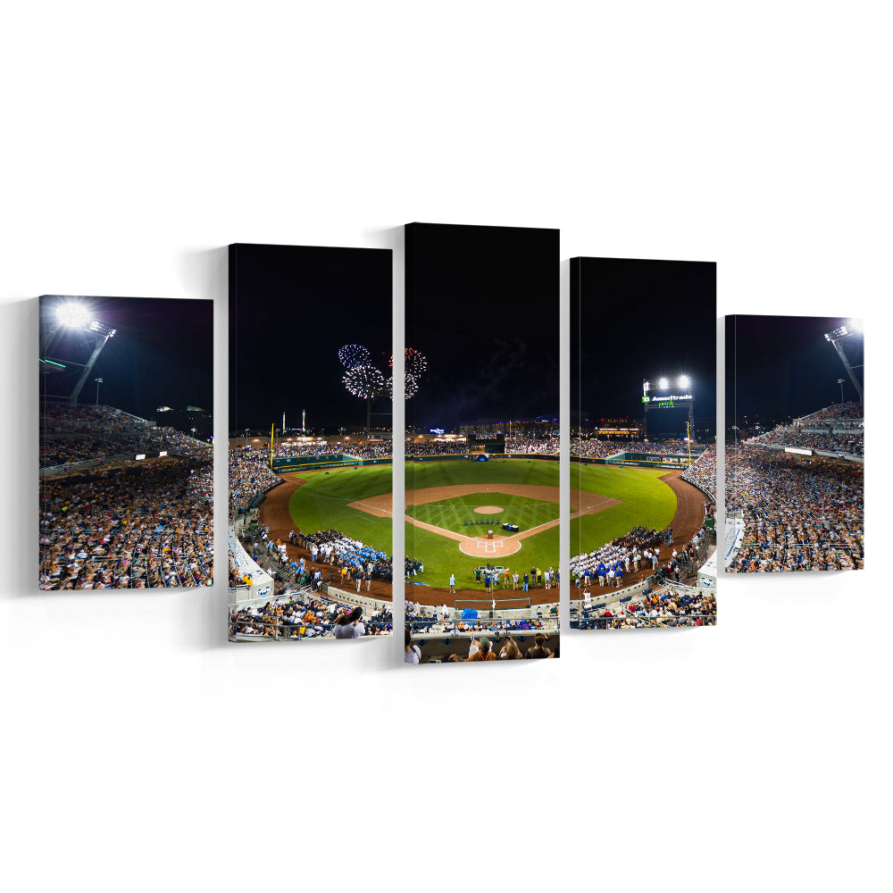 Td Ameritrade Stadium, Stadium Canvas, Sport Art, Gift for him, 5 Panel, Large Canvas, Canvas Print Wall Art