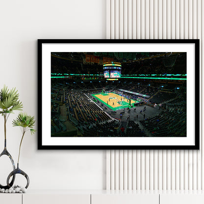 Td Garden Balcony, Stadium Canvas, Sport Art, Gift for him, White Border Framed Art Print Wall Decor