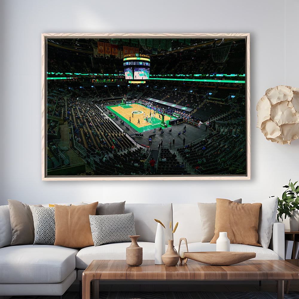 Td Garden Balcony, Stadium Canvas, Sport Art, Framed Canvas Print Wall Art, Floating Frame