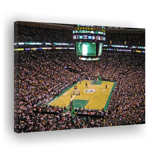 Td Garden Boston, Stadium Canvas, Sport Art, Gift for him, Man Cave Decor, Art Print, Canvas Print Wall Art