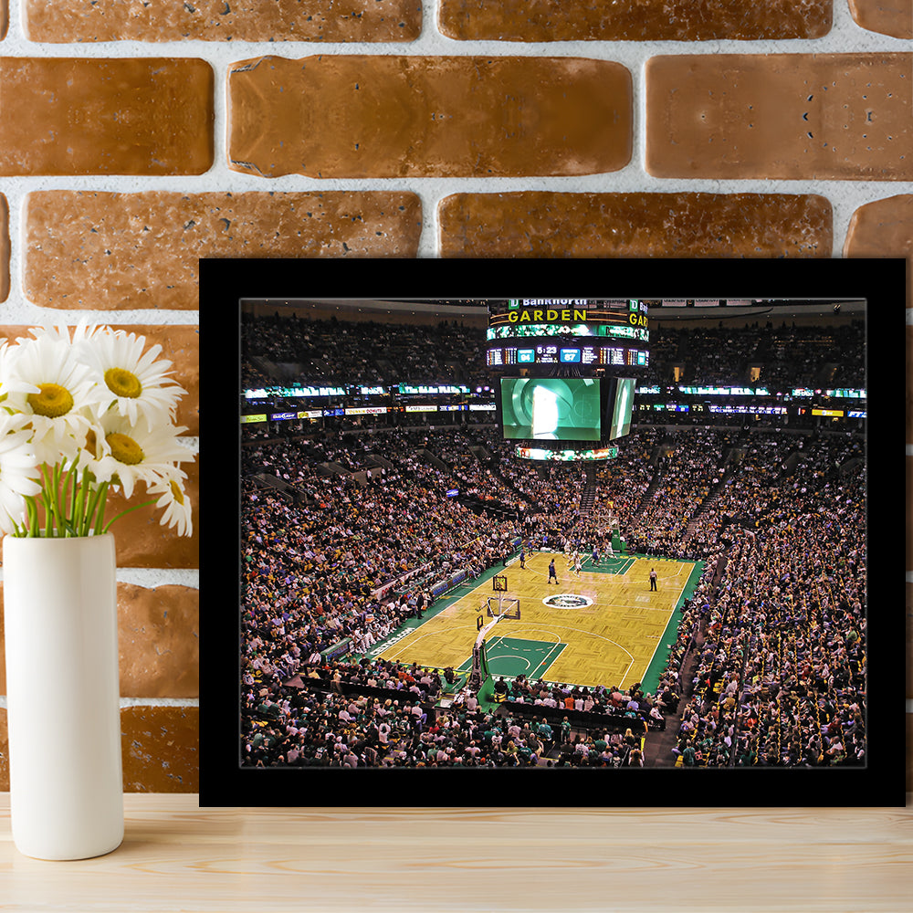 Td Garden Boston, Stadium Canvas, Sport Art, Gift for him, Framed Art Print Wall Decor, Picture Framed