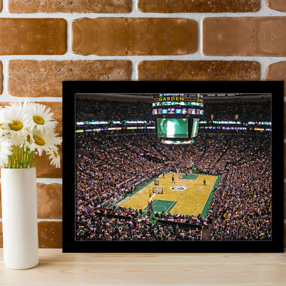 Td Garden Boston, Stadium Canvas, Sport Art, Gift for him, Framed Art Print Wall Decor, Picture Framed